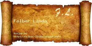 Felber Linda névjegykártya